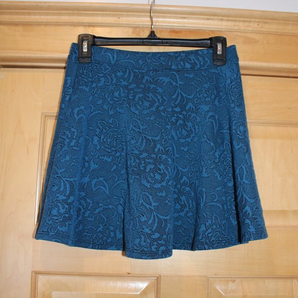 Blue Skater Skirt - Picture 2 of 3